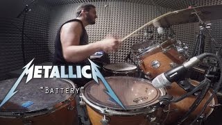 METALLICA  BATTERY  Drumcover  Alessandro Cafagna [upl. by Sivatco]