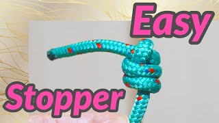 How to tie a Stevedore Stopper Easy Stopper [upl. by Jobey]