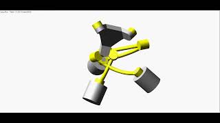 Spherical Parallel Mechanism in Free Motion [upl. by Morril]