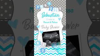 Invitación de Baby Shower tematica del Rey León [upl. by Annahpos567]