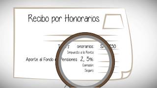 INDEPENDIENTES ¿COMO LLENAR TUS RECIBOS POR HONORARIOS [upl. by Enaols795]