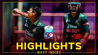 Highlights  West Indies v Bangladesh  Bangladesh Complete Series Sweep  3rd CG United ODI [upl. by Sal]