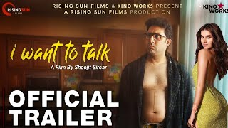 I want to talk Official teaser trailer Update  Abhishek Bachchan Rajpal I want to talk trailer [upl. by Nelluc257]