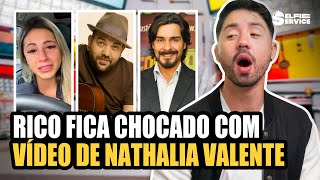 RICO FICA SEM REAÇÃO AO VER VÍDEO DE NATHALIA VALENTE NA FAZENDA 15  SelfieService [upl. by Moclam971]