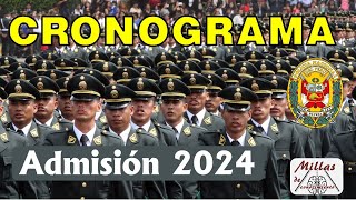 CRONOGRAMA PNP 👮‍♂️ Admisión EESTP  Promoción 2024 [upl. by Casi763]