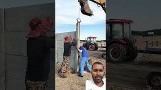 Why machine is so important construction fenceconstruction work fencebuilding fencedesign yt [upl. by Hourigan]