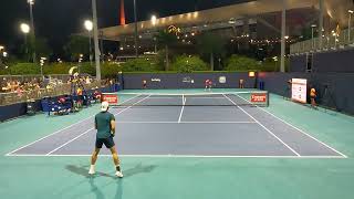 Virtanen vs Rodionov Miami Court Level View Highlights R1 Qualifying 4K 60fps 2024 [upl. by Ludwigg]