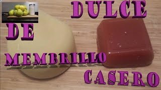 Dulce o carne de membrillo casero FACIL y RAPIDO Receta [upl. by Finella87]