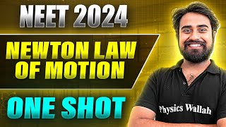 NEWTON LAW OF MOTION in 1 Shot FULL CHAPTER COVERAGE ConceptsPYQs  Prachand NEET 2024 [upl. by Waldos]