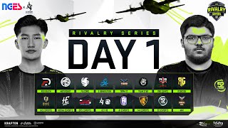 PUBGM RIVALRY SERIES  Day 1  NGESxAS FT DRS HORAA A1 I8 [upl. by Files]