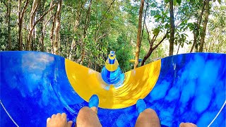 Worlds Longest Waterslide at Escape Theme Park in Malaysia 11km [upl. by Kela466]