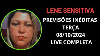 LENE SENSITIVA PREVISÕES INÉDITAS TERÇA 08102024 LIVE COMPLETA lenesensitiva sensitiva [upl. by Enilegna]