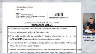 Correção da prova de Legislação IFSUL Assistente de Aluno [upl. by Oakley478]