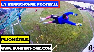 Spécifique gardien PLIOMÉTRIE GOALKEEPER TRAINING La Berrichonne Châteauroux [upl. by Libove]