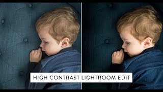 Creating high contrast photos in Lightroom [upl. by Sanalda]