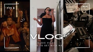 VLOG  On Set MUSIC VIDEO for Fridayy Baddest In The Room [upl. by Eiralav403]