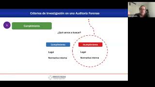 BANCAForo 303 ‐ Criterios y Herramientas de Investigación en una Auditoría Forense [upl. by Nomi360]