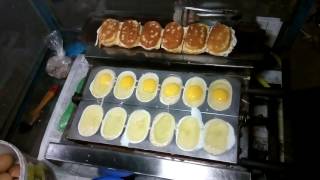 Egg Cake  Street Food  Dhaka  Bangladesh [upl. by Lidah39]