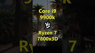 i9 9900k OC vs Ryzen 7 7800x3D Test in Games [upl. by Gow958]