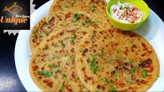 Aloo Paratha Recipeआलू पराठा बनाने का आसान तरीका Breakfast and lunch RecipeUniqueRecipes8688 [upl. by Jelle729]