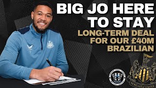 JOELINTON SIGNS NEW LONGTERM DEAL  MASSIVE NUFC NEWS [upl. by Medlin]