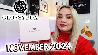 SNEAK PEEK GLOSSYBOX NOVEMBER 2024 UNBOXING 💗 MISS BOUX [upl. by Zoi]