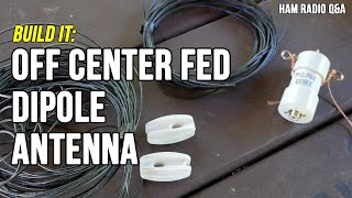 Off Center Fed Dipole OCF Antenna  Ham Radio QampA [upl. by Novehs526]