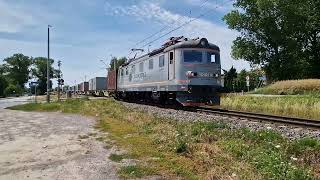 182 0240 ze składem platform z kontenerami w okolicach ul Pasiecznej w Lublinie 27062024 [upl. by Noyr294]