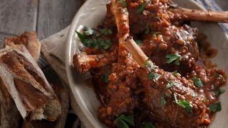 Recette  Jarret d’agneau au vin rouge [upl. by Rehpotsirhcnhoj]