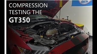 Compression testing the GT350 wpush button start [upl. by Dawna937]