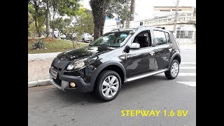 SANDERO STEPWAY Avaliação  Dicas de compra  Ficha Técnica  Impressões [upl. by Launce]