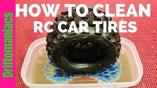 How To Clean RC Car Tires  THE EASY WAY [upl. by Ynneg]