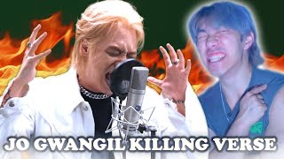 FINALLY Get To React To  Gwangil Jo 조광일 Dingo Killing Verse [upl. by Trepur]