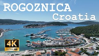 Rogoznica Croatia 4K 🇭🇷 Discovering Rogoznica Croatia from a birdseye view A drone photography [upl. by Aienahs528]