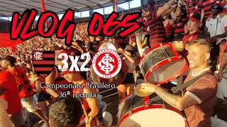 Campeonato Brasileiro 2024  Flamengo 3x2 Internacional  Vlog 065 [upl. by Yrneh638]