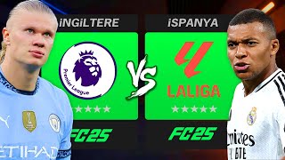 PREMIER LİG vs LA LIGA  FC 25 ALLSTAR [upl. by Ruenhcs]