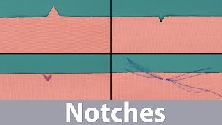 Notches  Sewing Basics [upl. by Galanti]