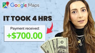 I Tried Making 800 in 4 Hours with Google Maps To See If It Works [upl. by Ynaffat]