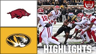 Arkansas Razorbacks vs Missouri Tigers  Full Game Highlights  ESPN College Football [upl. by Schriever]