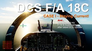 DCS  FA 18C  CASE I  Controls Overlay  RebelNine dcs flightsim [upl. by Sosanna]