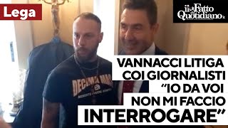 Vannacci litiga coi giornalisti quotNon mi faccio interrogare da voiquot [upl. by Aivek]