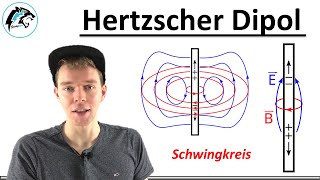 Hertzscher Dipol Elektromagnetische Wellen  Physik Tutorial [upl. by Rexferd]