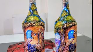 Pesebre en botellas Recicladas diy reciclaje navidad [upl. by Iknarf164]