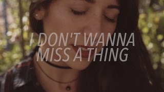 Aerosmith  I Dont Want to Miss a Thing  Acoustic by Bely Basarte [upl. by Ahsal]