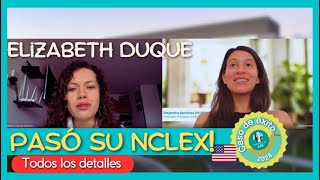 Así fue cómo PASÉ EL NCLEX 🥳  Entrevista a Elizabeth como Enfermera en Estados Unidos 🇺🇸 [upl. by Alodee]