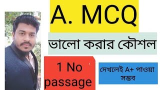 hsc passage 1 MCQ  passage solution english 1 paper  english lecture hsc english ist paper [upl. by Kado]