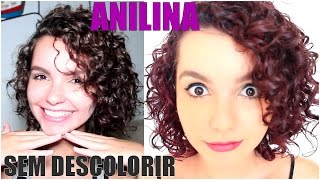 COMO PINTAR O CABELO SEM DESCOLORIR ANILINA [upl. by Murray614]