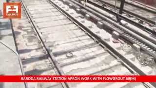 RAILWAY APRON WORK  FLOWGROUT 60M [upl. by Aimar]