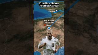 Zinedine Zidane Football Career fifa football realmadrid shorts [upl. by Nahsrad]