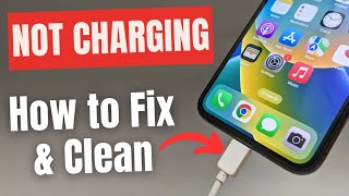 Iphone 14 Not Charging How to Clean amp Fix Lightning Port 14 14 Pro 14 Pro Max 14 Plus [upl. by Faith883]